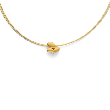 925/- vedhæng, fg., mat, dia. 0,02ct W-SI, fra Bastian Inverun