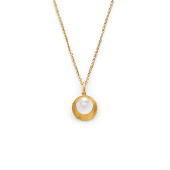 925/vedhæng,fg.,mat,ferskv.perle 0,83ct, fra Bastian Inverun