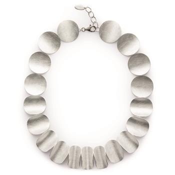 925 / - Collier, rho., mat / pol., 45 + 3cm, fra Bastian Inverun