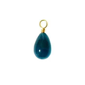 14kt vedhæng med london blue topas Vedhæng uden kæde, fra San - Links of Joy