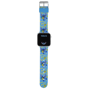 Disney Lilo & Stitch blå LED børnearmbåndsur