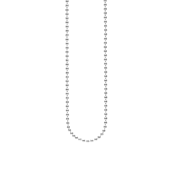 Sølv rh collier kugle facet 1,8mm70cm, fra aagaard