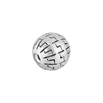 SHAPE sølv rhod. kuglelås Puzzle, fra Siersbøl Shape