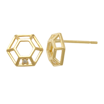 Guld ørestikker, fra Støvring Design