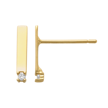Guld ørestikker, fra Støvring Design