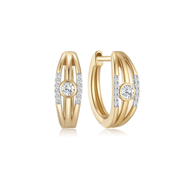 Guld ørestikker, fra Støvring Design