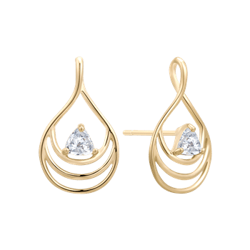 Guld ørestikker, fra Støvring Design