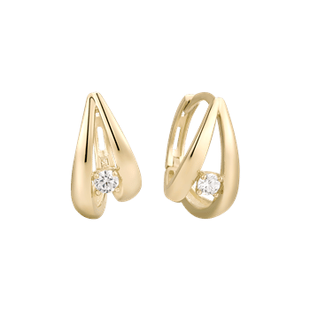 Guld ørestikker, fra Støvring Design