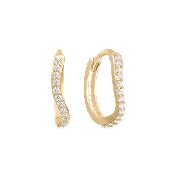 Guld ørestikker, fra Støvring Design