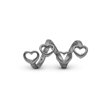 Family Hearts - Charm 6 mm, fra Christina Jewelry & Watches