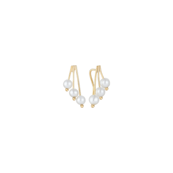 Guld ørehænger, fra Støvring Design