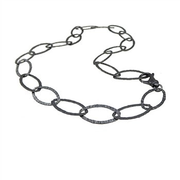 Armbånd - Oxyderet 23 cm, fra San - Links of Joy