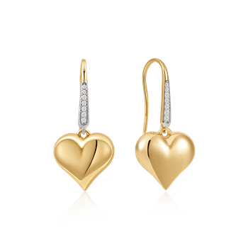 Guld ørehænger, fra Støvring Design