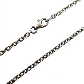 Halskæde - Ankerkæde/Let oxyderet 0,6mm 60 cm, fra San - Links of Joy