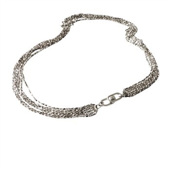 Armbånd - Rhodineret m.Magnetlås 21 cm, fra San - Links of Joy