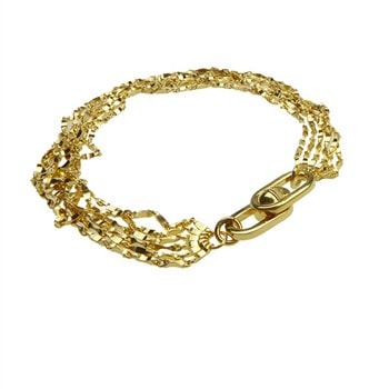 Armbånd - Forgyldt m.Magnetlås 21 cm, fra San - Links of Joy