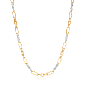 Guld collier, fra Støvring Design
