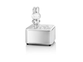 Spillekasse Miffy sølvplet/lakeret, fra Noa Kids