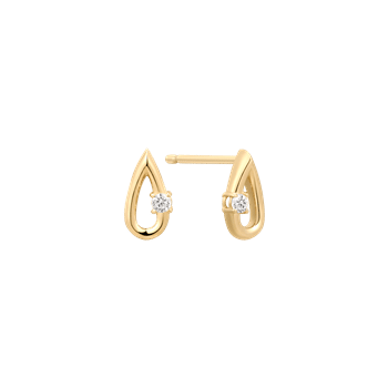 Guld ørestikker, fra Støvring Design
