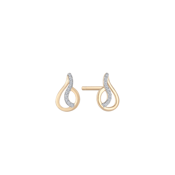 Guld ørestikker, fra Støvring Design