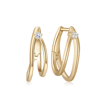 Guld creoler, fra Støvring Design