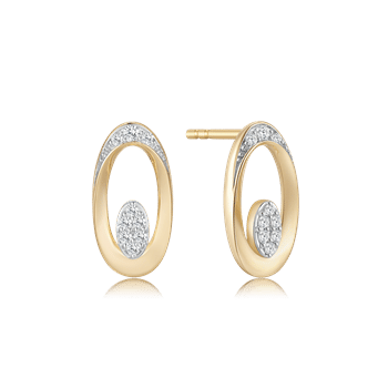 Guld ørestikker, fra Støvring Design