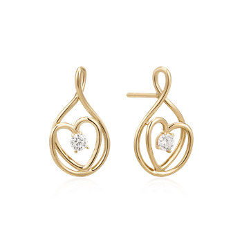 Guld ørestikker, fra Støvring Design