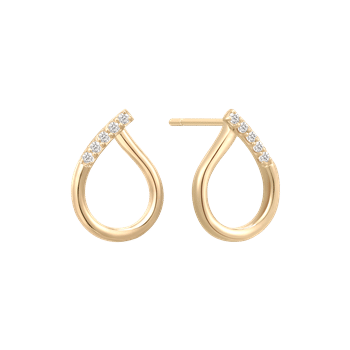 Guld ørestikker, fra Støvring Design