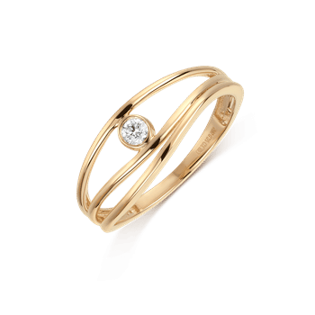 Guld ring, fra Støvring Design