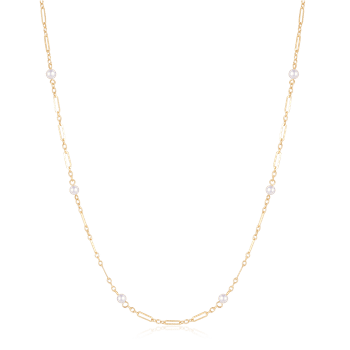 Guld collier, fra Støvring Design