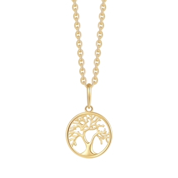 14 kt guld vedhæng med Livets Træ motiv, fra Støvring Design