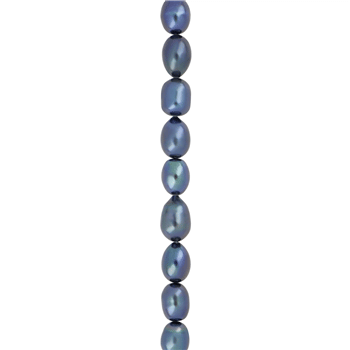 SHAPE Ferskvandsperle peacock barok 10mm 45cm, fra Siersbøl Shape