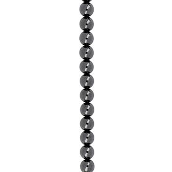 Hematit system-kæde 10mm 45cm, fra Heinzendorff
