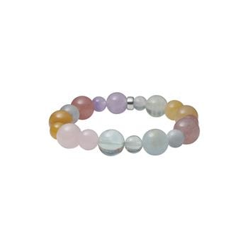 Prehnite, jade, sponge quartz, cherry quartz, aquamarin, fluorite, Rosaquartz, fire quartz, ametyst , fra Heinzendorff