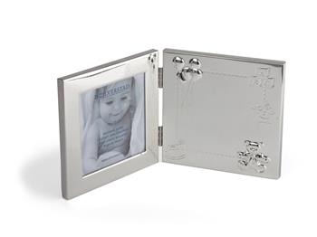 Fotoramme Happy Baby 10x10 sølvplet/lakeret, fra Noa Kids