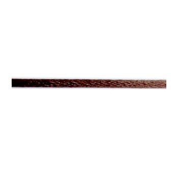 Tekstilsnor 1mm farve85 m/rfg sølv 100cm, fra Heinzendorff