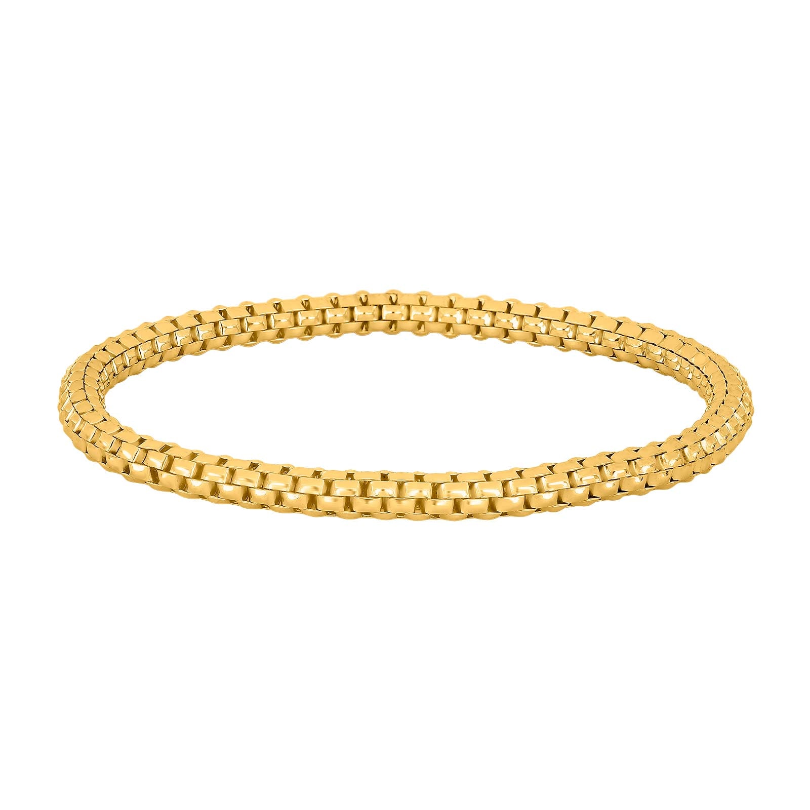 Forg. sølv flex-armbånd 6 mm, fra Heinzendorff