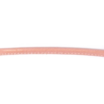 Læderarmbånd m/rosaforg. sølv lås farve12, fra Heinzendorff