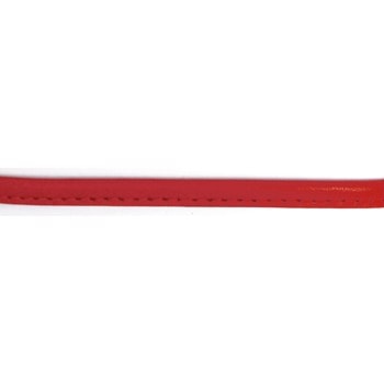 Læderarmbånd m/rosaforg. sølv lås farve17, fra Heinzendorff