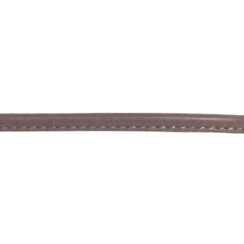 Læderarmbånd m/rosaforg. sølv lås farve24, fra Heinzendorff