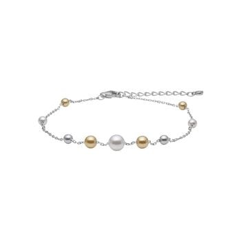 Rhd. sølv armbånd grå TIFFANYNOR, fra Joanli Nor
