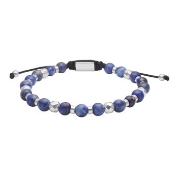 SON armbånd sodalite og stål, fra Son of Noa