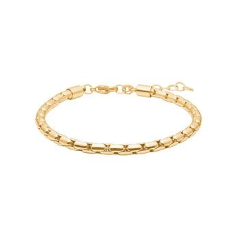Forgyldt armbånd stål IP gold, fra Son of Noa