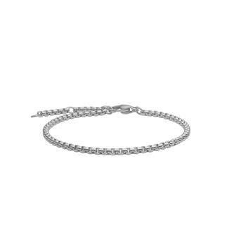 SON armbånd stål, rund venezia 16+3cm, fra Son of Noa