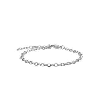 SON armbånd stål, anker facet 16+3cm, fra Son of Noa