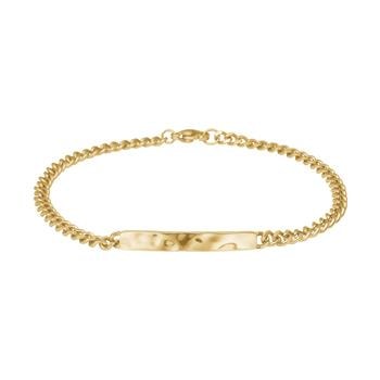 SON armbånd stål IP gold 23cm, fra Son of Noa