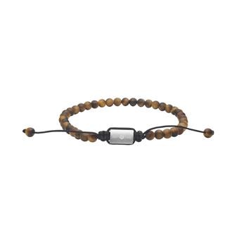 SON of Noa herre armbånd tigerøje 4mm sort 19-25 cm