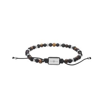 Son of Noa SON armbånd sort agat, lava og tigerøje