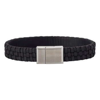 SON armbånd sort kalveskind 21cm 12mm, fra Son of Noa
