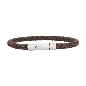 SON armbånd mørkebrun kalveskind 21cm, fra Son of Noa